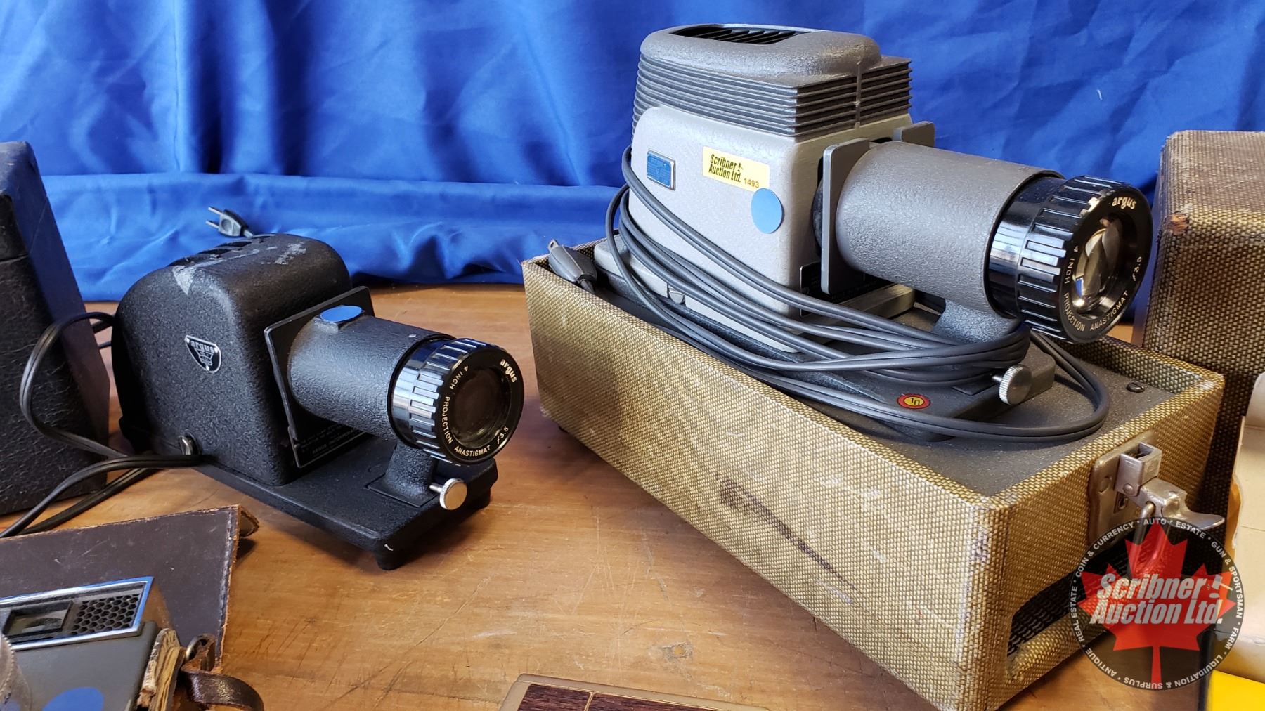 Argus Slide Projectors (2) & Cameras (3) (See Pics)