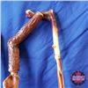 Image 2 : Diamond Willow Walking Canes (5) (Custom by Larry Charlebois) & 1 Walking Stick (See Pics)