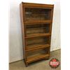 Image 1 : "Prestonia" 4 Stack Barrister Bookcase (71"H x 34"W x 14"D) (See Pics)