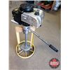 Image 3 : Vintage Mini Jet Propelled Outboard Engine w/Stand (32"H Motor)