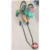 Image 1 : John Deere Type "E" : 1-1/2hp Hit & Miss Engine Mounted on Custom Pull Cart (32"H x 19"W x 30"L) (49