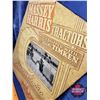 Image 2 : "Massey Harris Tractors" Pressed Cardboard Ad Sign "Miles of Smiles" Made in USA (17-1/4"H x 13"W)