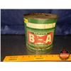 Image 1 : B-A Bow Tie Tin (Full) "The British American Oil Company" (6-1/4"H x 6-1/4"D)