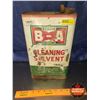 Image 1 : B-A Service Products Tin "Cleaning Solvent" (Bow Tie) 12"H x 7-1/2"W x 3-3/8"D