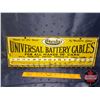 Image 1 : Service Station/Display Rack "Peerless Products" "Universal Battery Cables" (7"H x 20"W x 3/4"D)