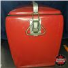 Image 2 : "Drink Coca-Cola" 1955 Picnic Cooler w/Sandwich Tray (16"H x 17"W x 13"D)