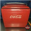 Image 3 : "Drink Coca-Cola" 1955 Picnic Cooler w/Sandwich Tray (16"H x 17"W x 13"D)