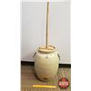 Image 1 : 8 Gallon Medalta Butter Churn w/Paddle (Crock = 19-1/2"H)