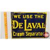 Image 1 : Single Side Enamel Sign "We Use The DeLaval Cream Separator" (Note: Some paint touch ups) (16"W x 12