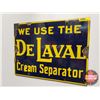 Image 2 : Single Side Enamel Sign "We Use The DeLaval Cream Separator" (Note: Some paint touch ups) (16"W x 12