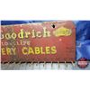 Image 2 : Single Side Tin Sign Store Display Rack "B.F. Goodrich" Long Life Battery Cables (8"H x 22-1/2"W x 1