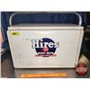Image 1 : "Hires Root Beer" Picnic Cooler w/Sandwich Tray (12"H x 10"D x 19"W)