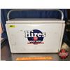 Image 1 : "Hires Root Beer" Picnic Cooler w/Sandwich Tray (12"H x 10"D x 19"W)