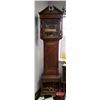 Image 1 : Antique Grandfather Clock (Note: Clockface Removed, but with it) (was used as curio display) (Needs 