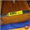 Image 8 : Antique Tea Chest w/Key (5"H x 4-3/4"D x 8-3/4"W)