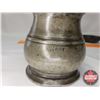 Image 9 : Pewter Combo : Antique English Bar Room Tankard (3-1/2"H) & Bar Room Scoop (See Pics for Markings)