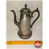 Image 3 : Pewter: Coffee Pot "James Dixon & Sons" (10"H) "Sheffield" (See Pics for Markings)