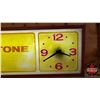 Image 2 : Lighted Clock : Bridgestone Tires (10-1/2"H x 36"W x 6"D)