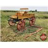 Image 2 : Amish Wagon - Modern Build - Rubberized Wheels / Bearings : 7' Shaves (68"H x 104"L x 55"W) (Stored