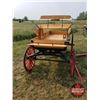 Image 3 : Amish Wagon - Modern Build - Rubberized Wheels / Bearings : 7' Shaves (68"H x 104"L x 55"W) (Stored