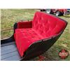 Image 8 : Antique Cutter Sleigh (Red) : 7' Shaves (50"H x 41"W x 79"L)