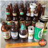 Image 1 : Tray Lot: Beer Bottles & Cans (Pilsner, Boshemian Stubbies/Long Neck, Olympia Beer Cans) (See Pics!)