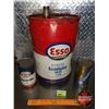 Image 1 : Esso Trio (5 Gallon Pail & 2 Quart Tins)