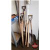 Image 1 : Long Handled Tools Grouping (Shovel, Manure Fork, Pitchfork, etc) (See Pics)