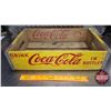 Image 1 : Coca-Cola Wooden Bottle Crate - Chattanooga 1967 "Drink Coca-Cola in Bottles" (4-1/2"H x 12"W x 18-3