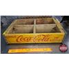 Image 1 : "Drink Coca-Cola in Bottles" Wooden Bottle Crate (4"H x 18-1/4"W x 12"D) (See Pics!)