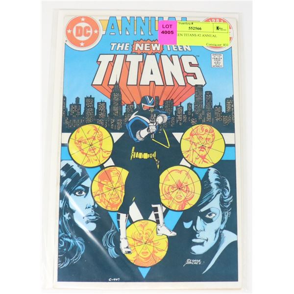 NEW TEEN TITANS #2 ANNUAL