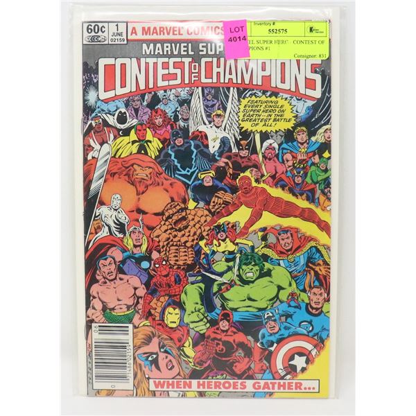 MARVEL SUPER HERO - CONTEST OF CHAMPIONS #1