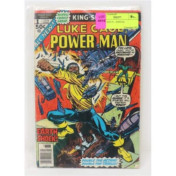 LUKE CAGE #1 - ANNUAL