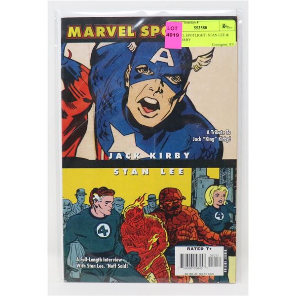 MARVEL SPOTLIGHT: STAN LEE & JACK KIRBY