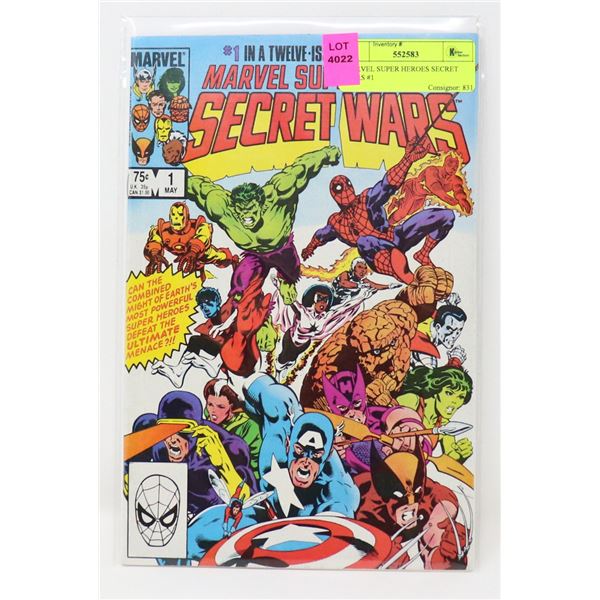 MARVEL SUPER HEROES SECRET WARS #1