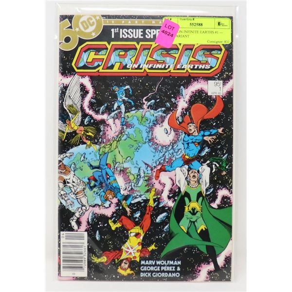 CRISIS ON INFINITE EARTHS #1 --- CPV VARIANT