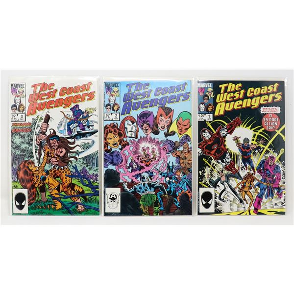 WEST COAST AVENGERS #1 TO #3