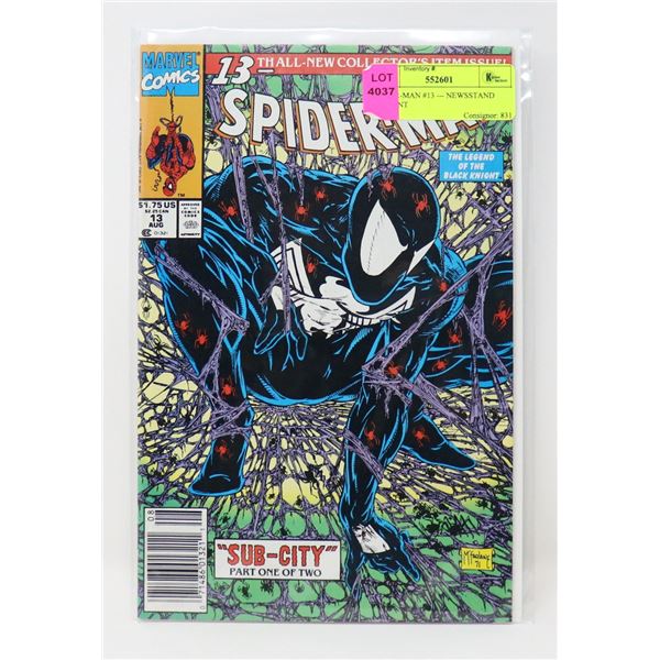 SPIDER-MAN #13 --- NEWSSTAND VARIANT