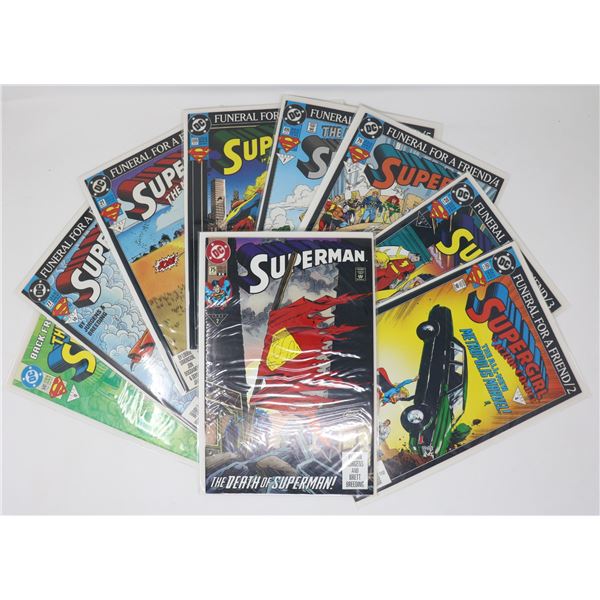 DEATH OF SUPERMAN COMICS