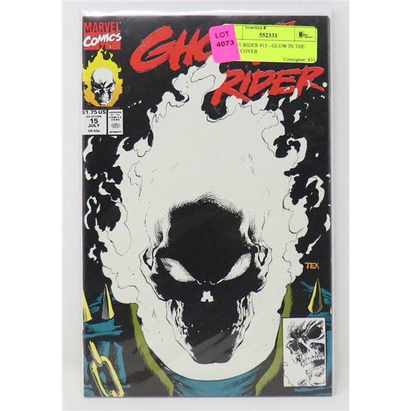 GHOST RIDER #15 - GLOW IN THE DARK COVER
