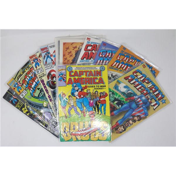 CAPTAIN AMERICA COMICS INCL FBI ISSUE