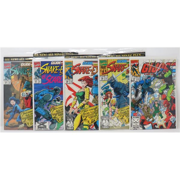 5 G.I. JOE COMICS