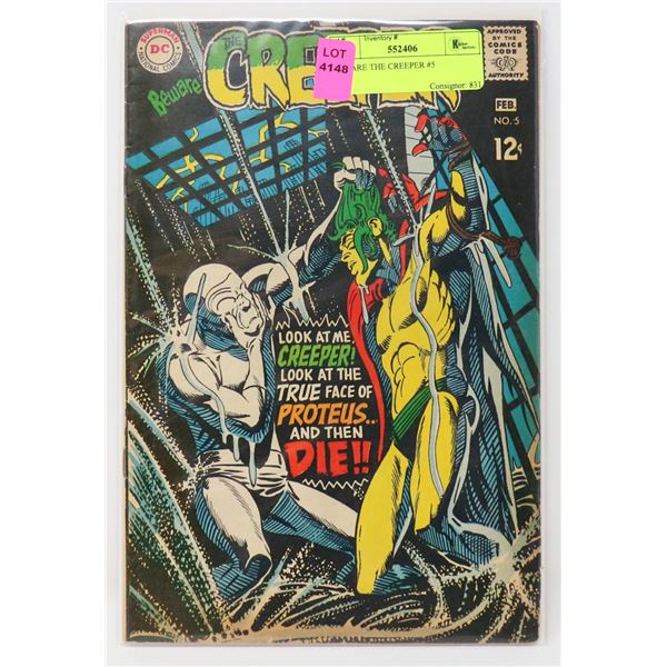 BEWARE THE CREEPER #5