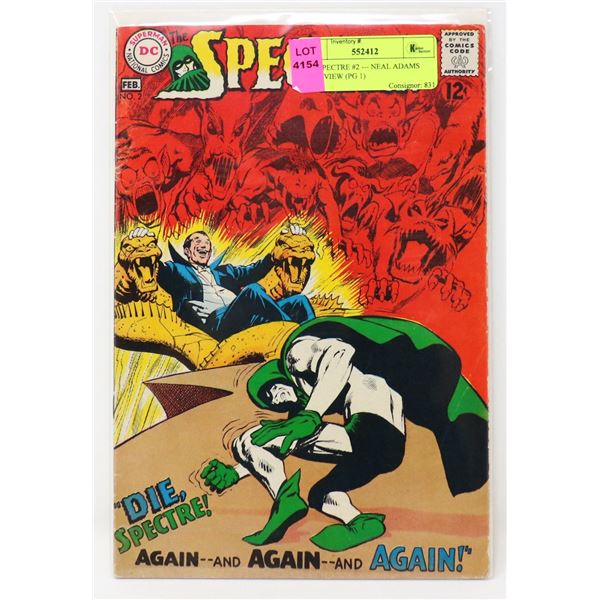 THE SPECTRE #2 --- NEAL ADAMS INTERVIEW (PG 1)