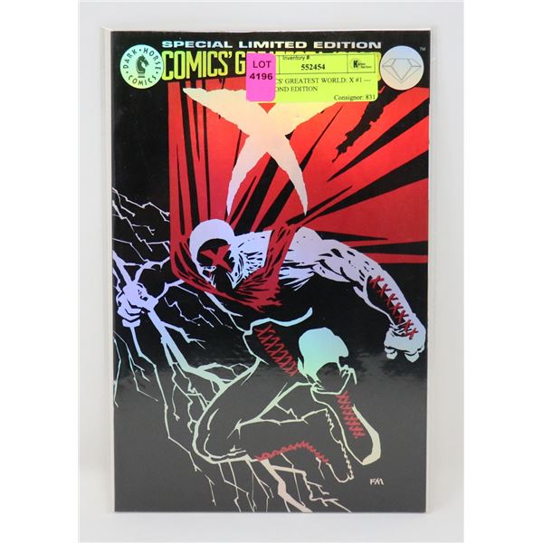 COMICS' GREATEST WORLD: X #1 --- DIAMOND EDITION