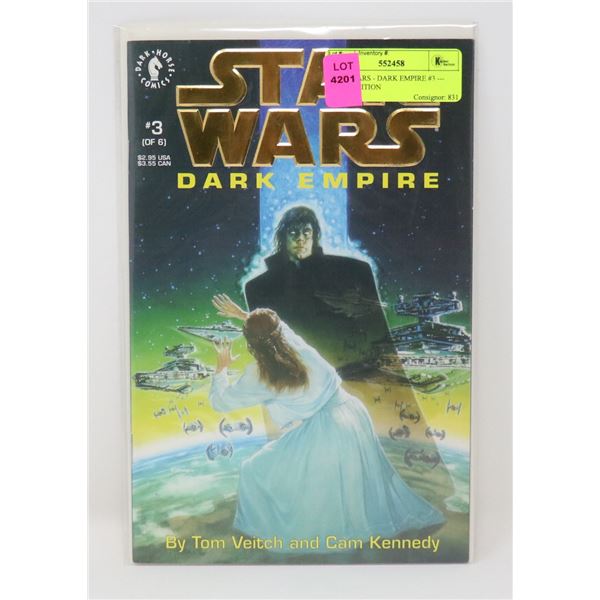 STAR WARS - DARK EMPIRE #3 --- GOLD EDITION