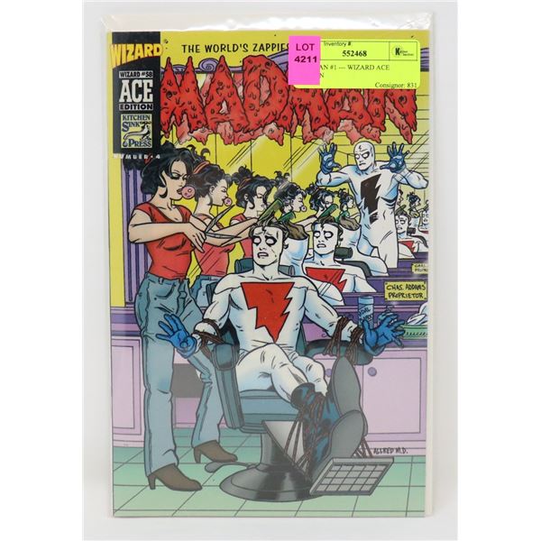 MANMAN #1 --- WIZARD ACE EDITION