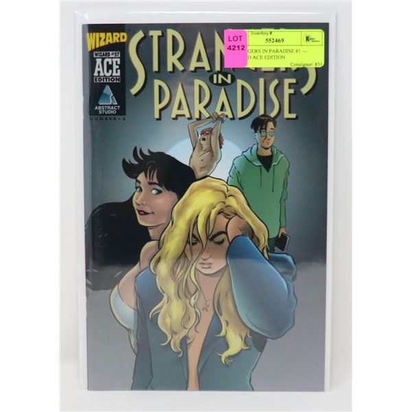 STRANGERS IN PARADISE #1 --- WIZARD ACE EDITION