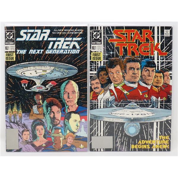 PAIR OF STAR TREK #1 ISSUES