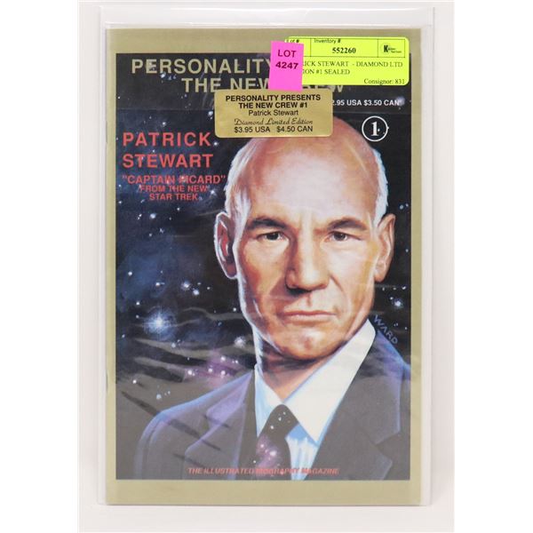 PATRICK STEWART  - DIAMOND LTD EDITION #1 SEALED